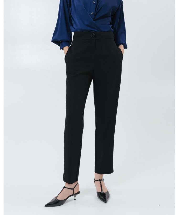 ACCESS / ELASTIC WAIST TROUSERS / BLACK / 5126-227