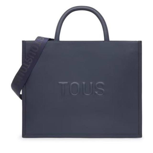 TOUS/Μεγάλη τσάντα shopper Amaya TOUS Brenda σε μπλε μαρέν χρώμα/2002106433