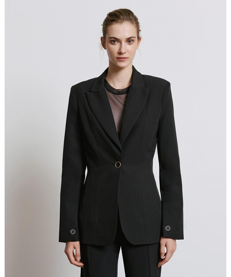 ACCESS / WAIST BLAZER / BLACK / 1017-468