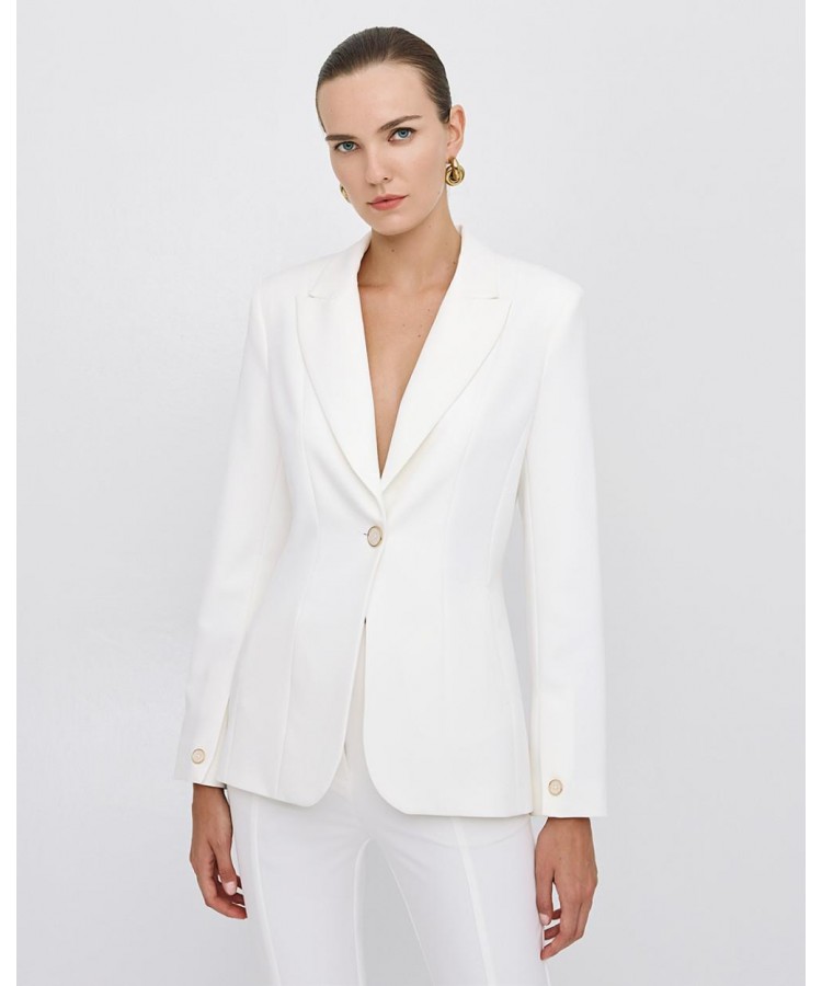 ACCESS / WAIST BLAZER / OFF-WHITE / 1017-468