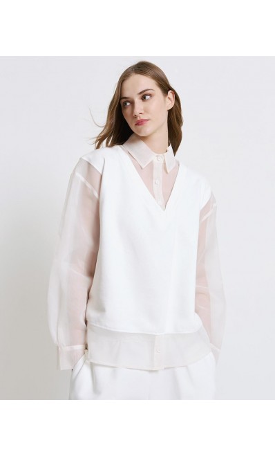 ACCESS / SHIRT BLOUSE / OFF WHITE / 2094-787