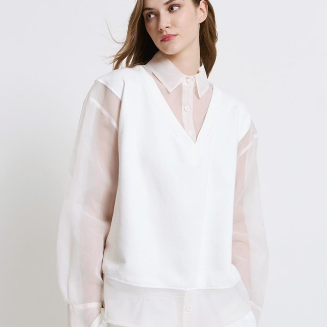 ACCESS / SHIRT BLOUSE / OFF WHITE / 2094-787