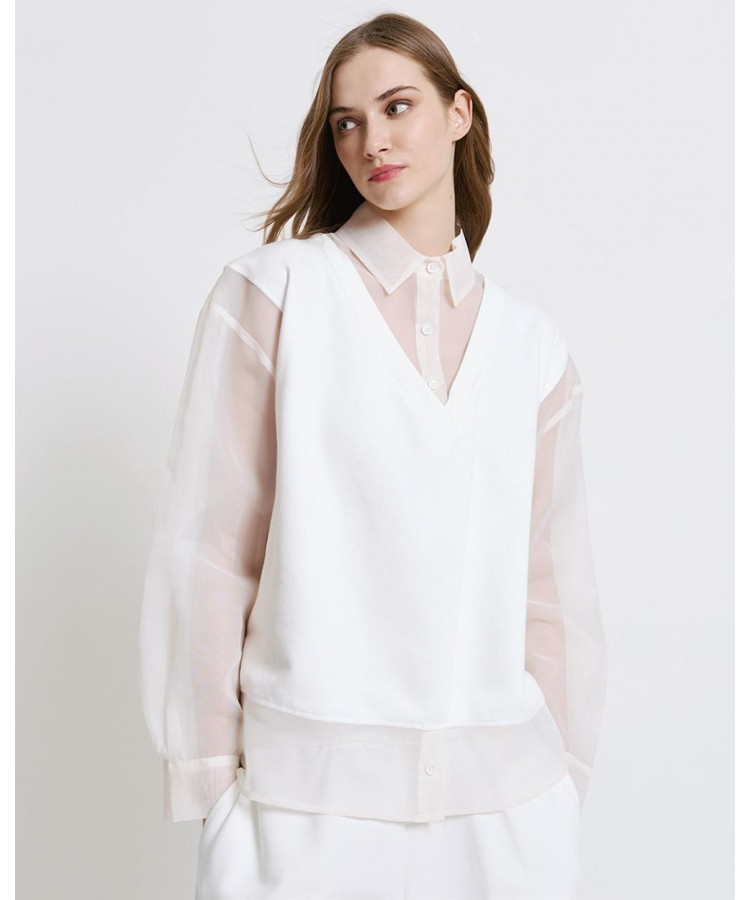 ACCESS / SHIRT BLOUSE / OFF WHITE / 2094-787