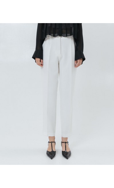 ACCESS / ELASTIC WAIST TROUSERS / OFF-WHITE / 5126-227