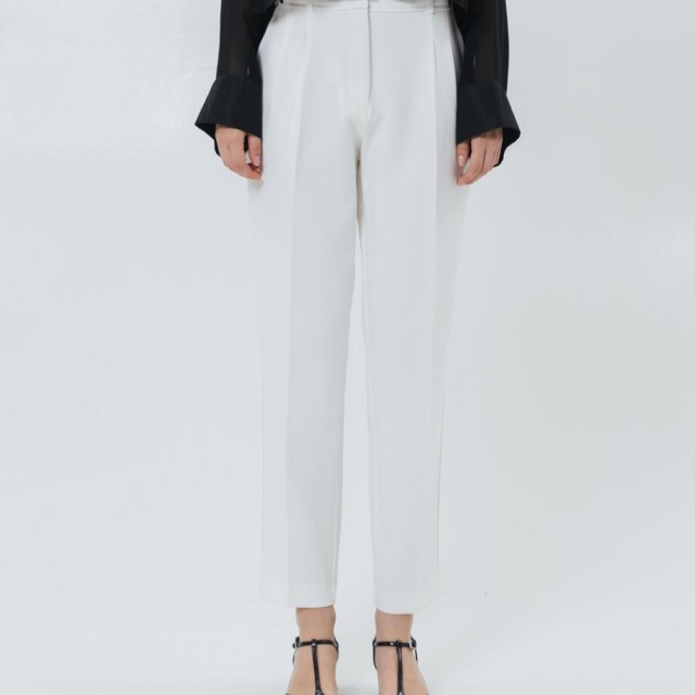 ACCESS / ELASTIC WAIST TROUSERS / OFF-WHITE / 5126-227