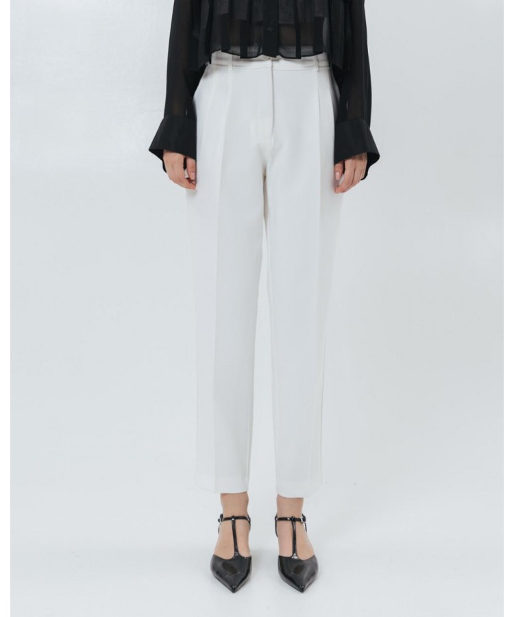 ACCESS / ELASTIC WAIST TROUSERS / OFF-WHITE / 5126-227