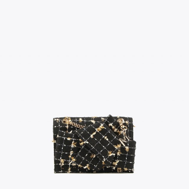 LOLA CASADEMUNT/ TWEED CROSSBODY BAG/ MF2404015