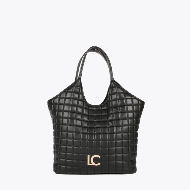 LOLA CASADEMUNT/ QUILTED CHECK TOTE BAG/ LF2404063