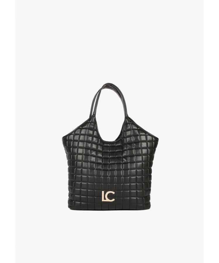 LOLA CASADEMUNT/ QUILTED CHECK TOTE BAG/ LF2404063