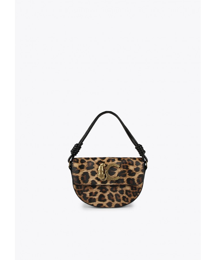 LOLA CASADEMUNT/ HALF-MOON ANIMAL PRINT CROSSBODY BAG/ LF2404031