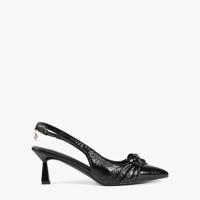 LOLA CASADEMUNT/ SLINGBACK STILETTO SHOES BLACK /MF2405007