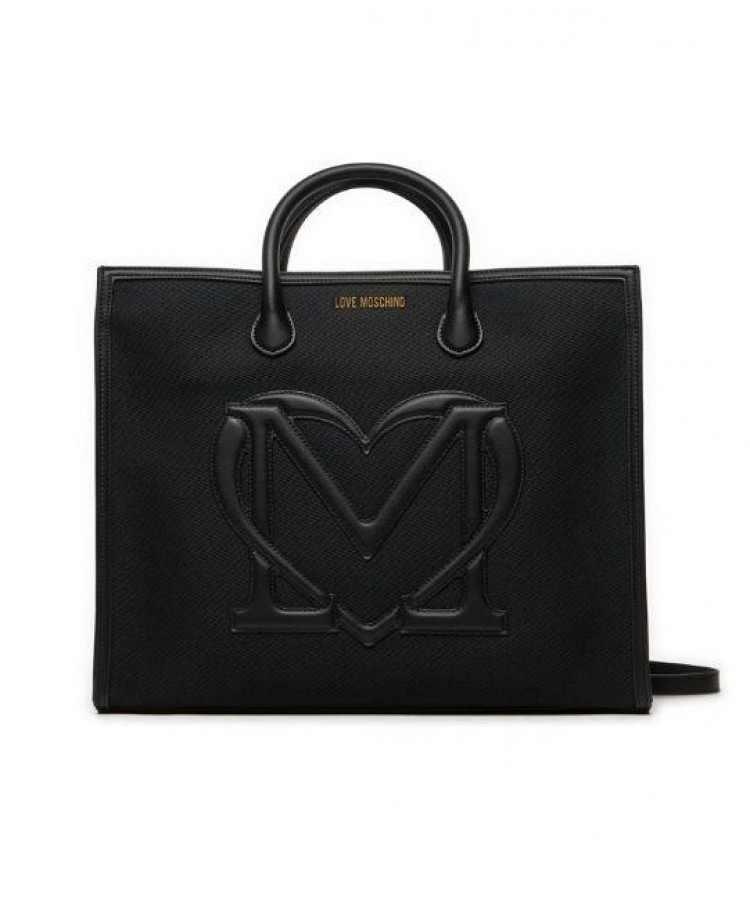 LOVE MOSCHINO/ TOTE BAG BLACK / JC4277PP0IKH1-00A