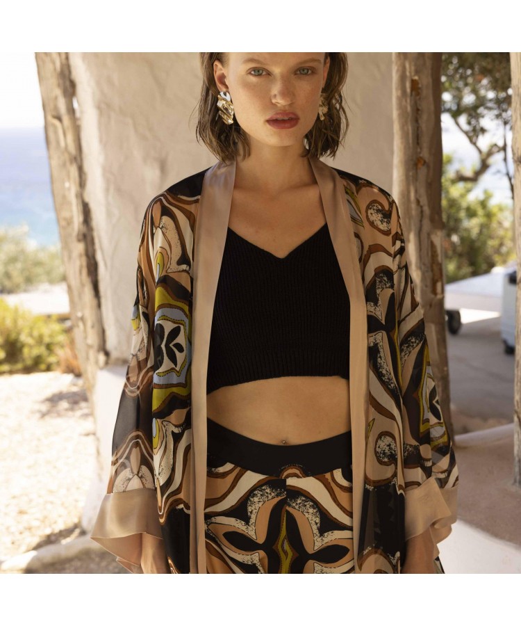 NEMA/ AMARI VISCOSE KIMONO / 6N308 NEMA/ AMARI VISCOSE KIMONO / 6N308
