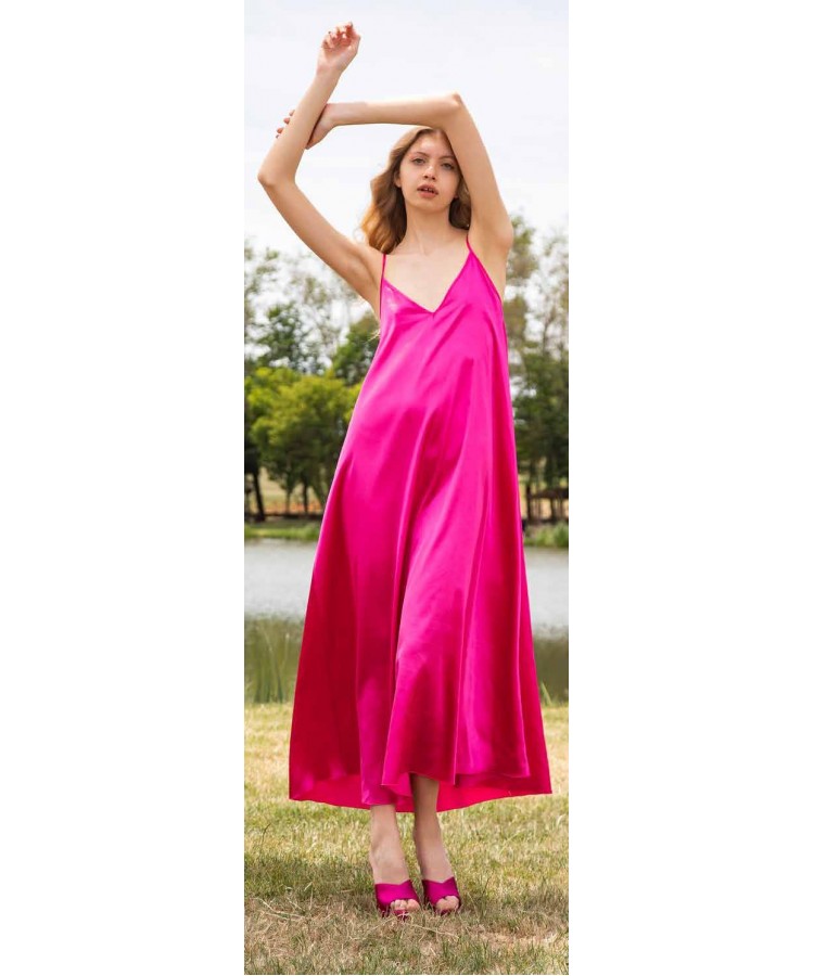KOSTUMN1 / LONG DRESS FUCHSIA / KE22154 KOSTUMN1 / LONG DRESS FUCHSIA / KE22154