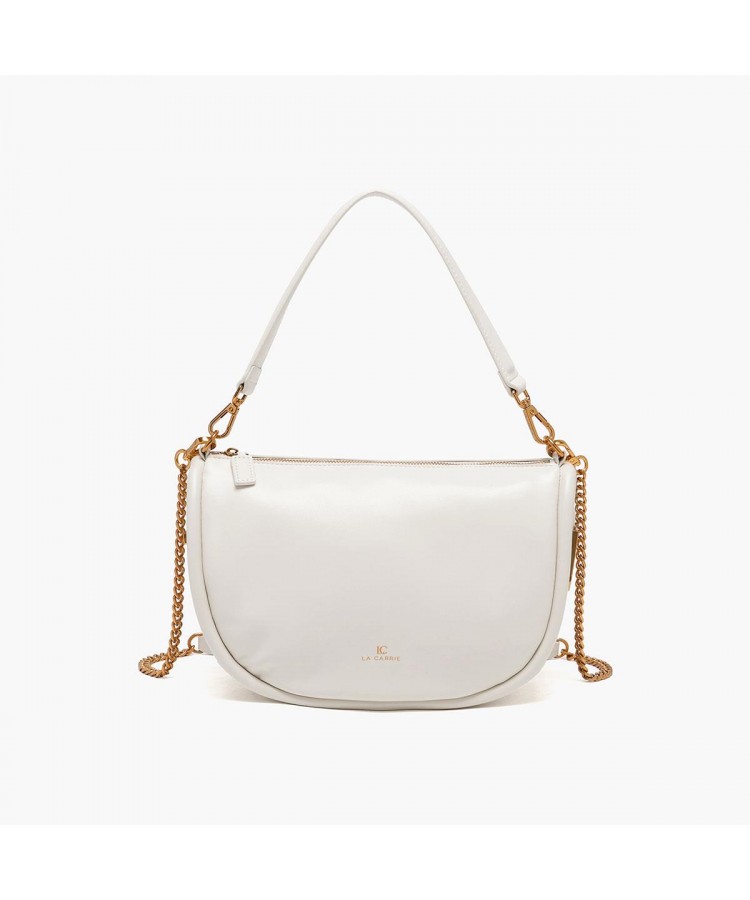 LA CARRIE / WAXING SHOULDER BAG / WHITE /  131M-PB-730