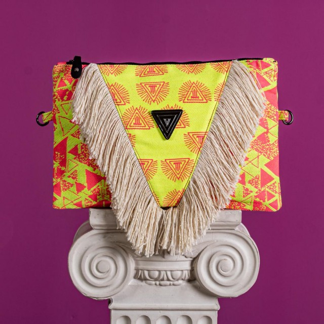 YFOSBAGS / SILVIA BAG / ABSTRACT-TRINITY FUCHSIA