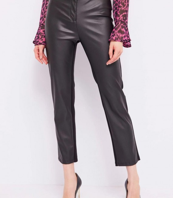 GAUDI / DOUBLE CROPPED TROUSERS / BLACK