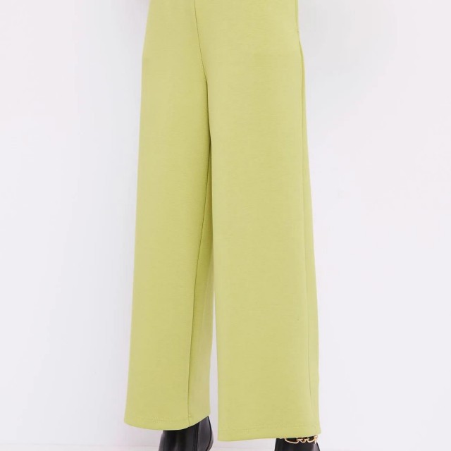 GAUDI / PALAZZO TROUSERS / CITRON