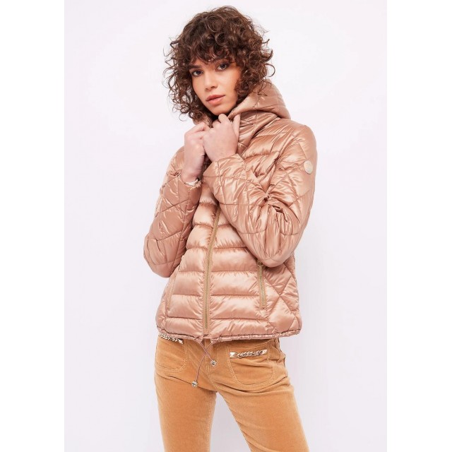 GAUDI / HOODED DOWN JACKET / TAN