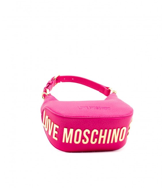 LOVE MOSCHINO/ Τσάντα Φούξια με μεταλλικό logo/ JC4019PP1HLT0-615