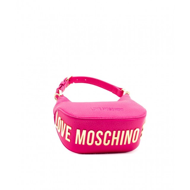 LOVE MOSCHINO/ Τσάντα Φούξια με μεταλλικό logo/ JC4019PP1HLT0-615