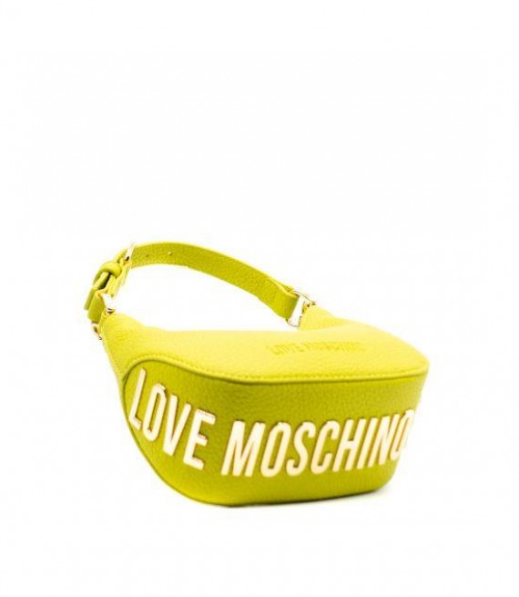 LOVE MOSCHINO/ Τσάντα Lime με μεταλλικό logo/ JC4019PP1HLT0-615