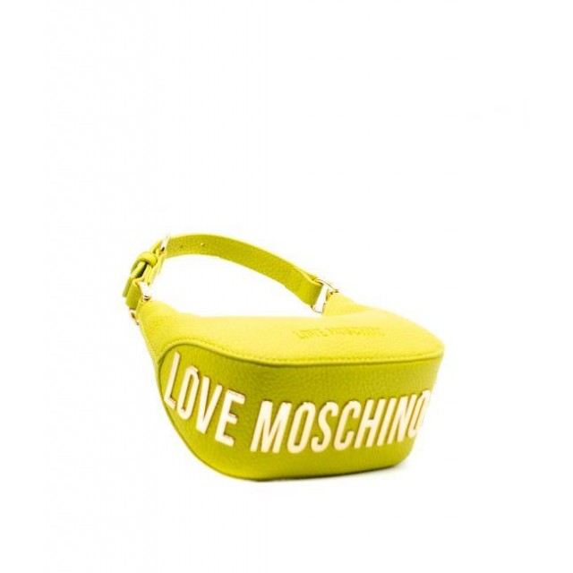 LOVE MOSCHINO/ Τσάντα Lime με μεταλλικό logo/ JC4019PP1HLT0-615