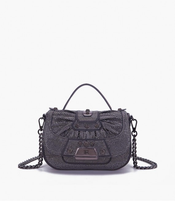 LA CARRIE / MICROSTAR SHIRLEY BAG / PEWTER