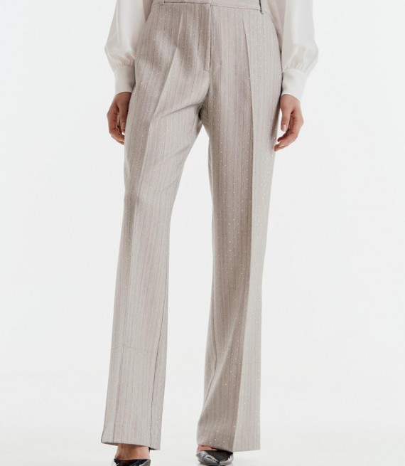 ACCESS / STRASS TROUSERS / GREY