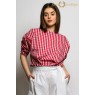 INNOCENT / CHECKED SHORT TOP / RED / 8014