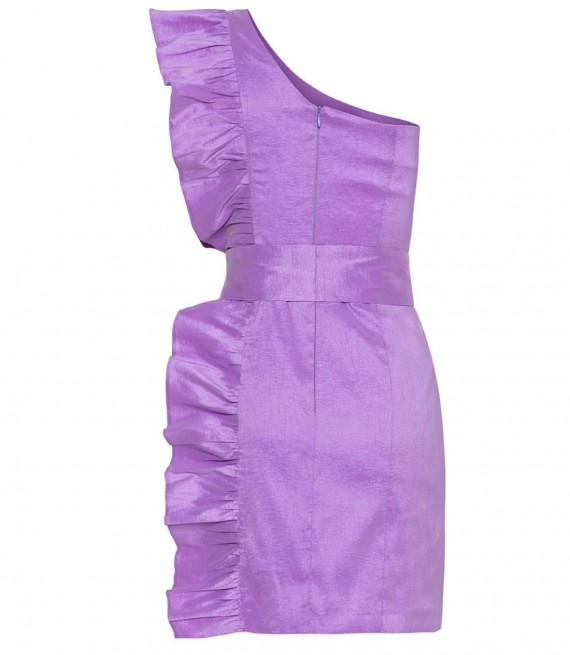 ACCESS / ONE SHOULDER 80'S DRESS / LILAC