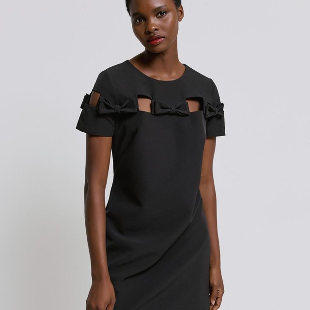 ACCESS / MINI BOWTIE DRESS / BLACK / 3001-181