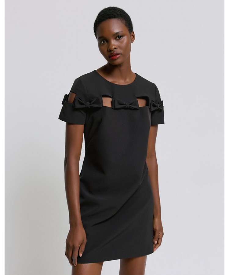 ACCESS / MINI BOWTIE DRESS / BLACK / 3001-181