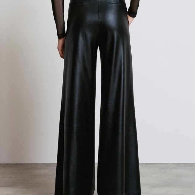 ACCESS / ECO LEATHER PANTS / BLACK / 5082-437