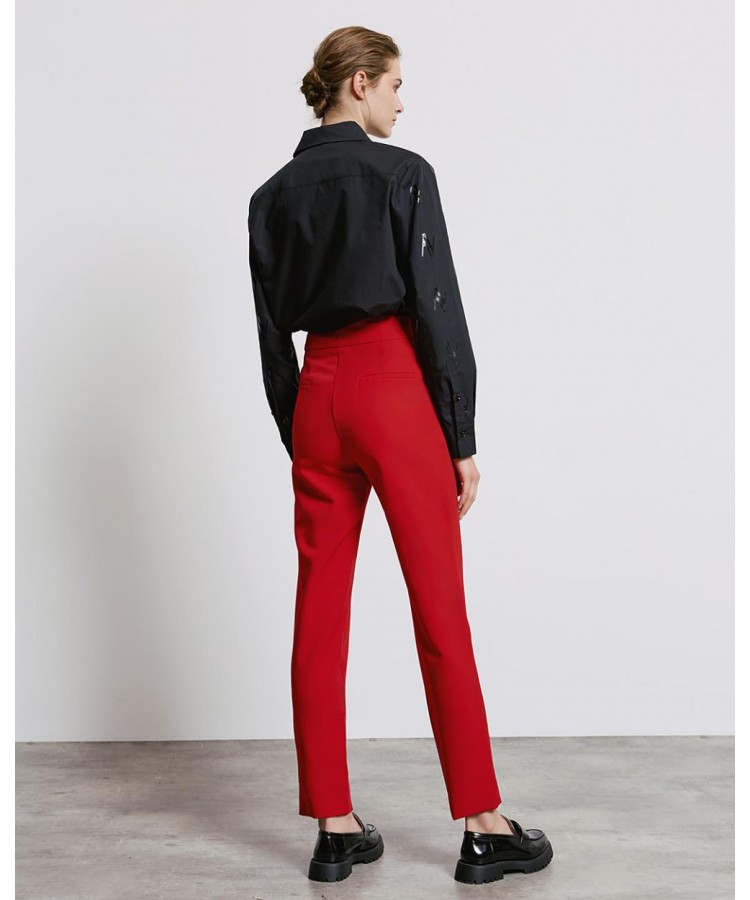 ACCESS / CIGARETTE TROUSERS / RED / 5116-468