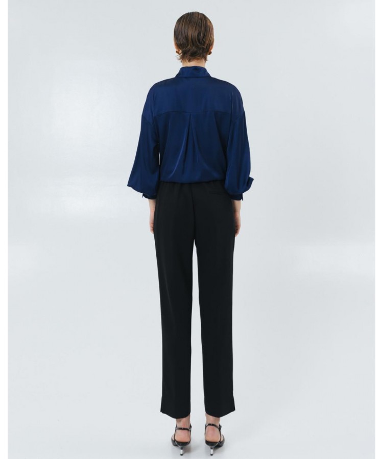 ACCESS / ELASTIC WAIST TROUSERS / BLACK / 5126-227