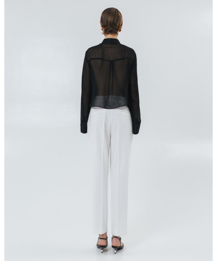 ACCESS / ELASTIC WAIST TROUSERS / OFF-WHITE / 5126-227