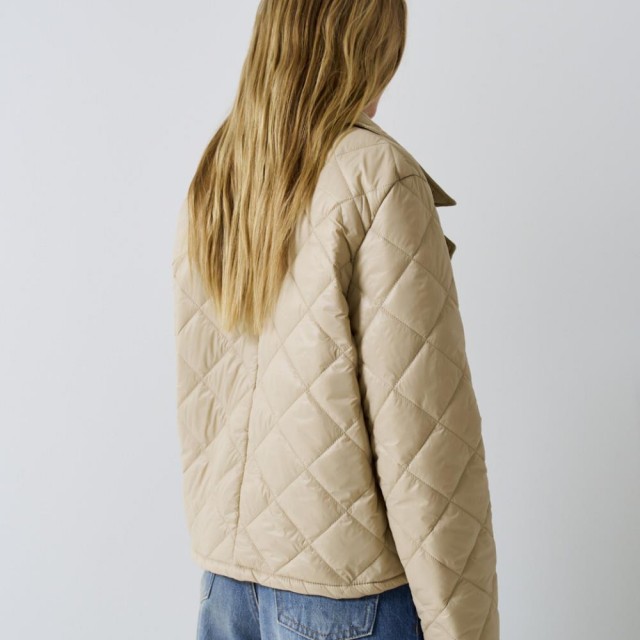 ACCESS / QUILTED SHORT JACKET / VANILLA / 1036-112