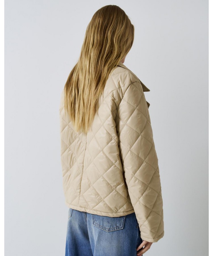 ACCESS / QUILTED SHORT JACKET / VANILLA / 1036-112