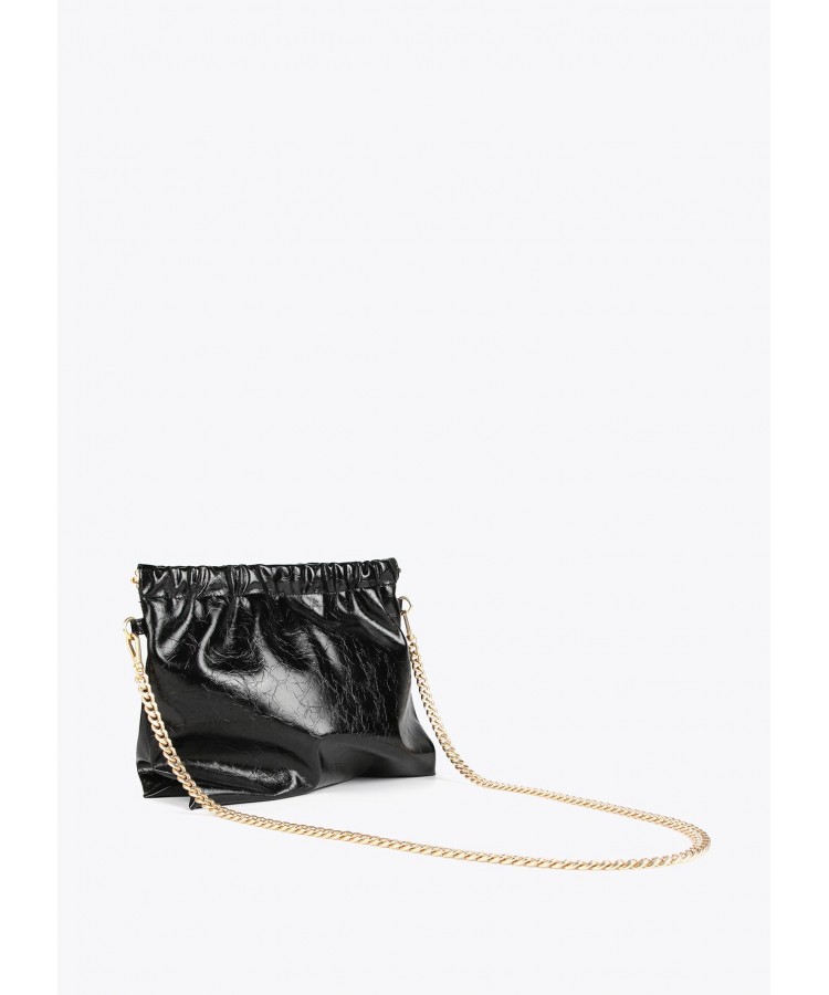 LOLA CASADEMUNT/ SHINY FAUX LEATHER CROSSBODY BAG/ LF2404068