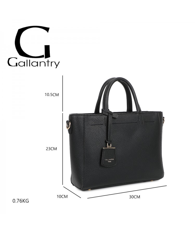 Gallantry Paris/ Jolie Tote bag σε μαύρο χρώμα