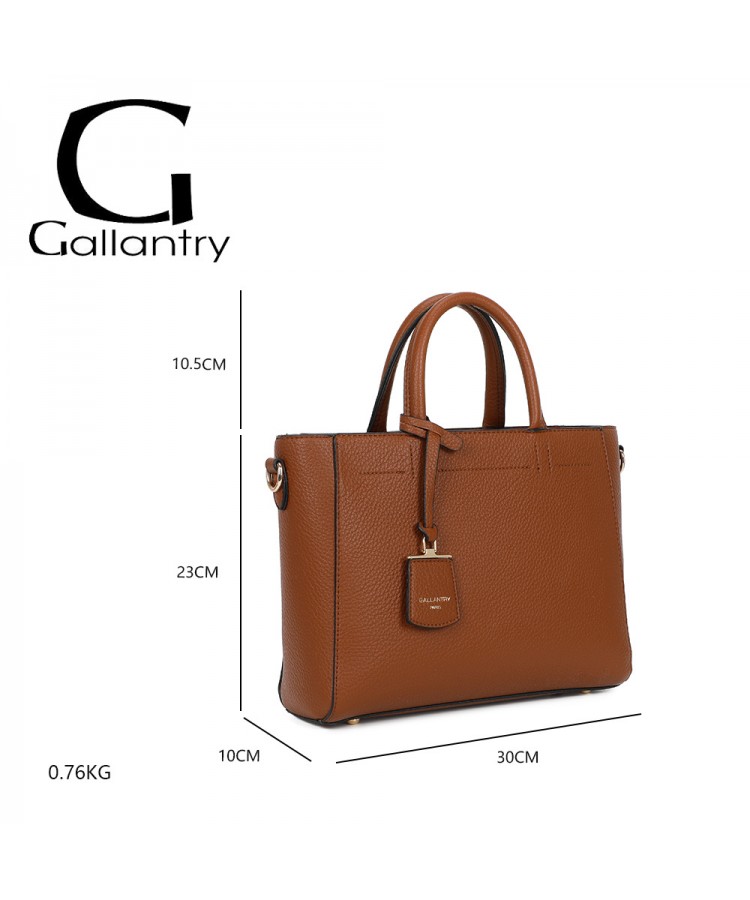 Gallantry Paris/ Jolie Tote bag σε ταμπά χρώμα