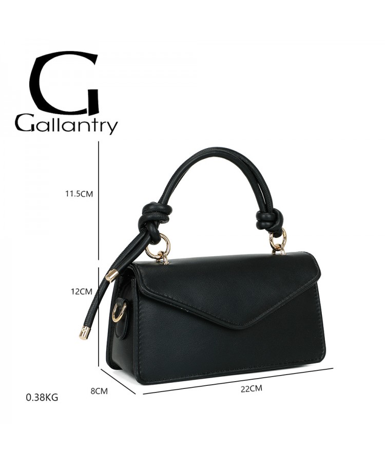 Gallantry Paris/ Amelie Mini Bag σε μαύρο χρώμα