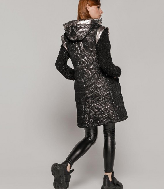 ACCESS / LONG PUFFER JACKET / ANTHRACITE / W0-9105