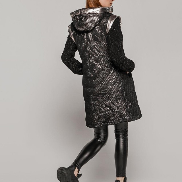 ACCESS / LONG PUFFER JACKET / ANTHRACITE / W0-9105