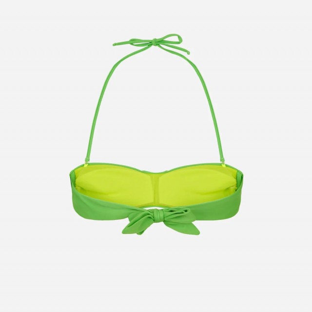 CHIARA FERRAGNI/ EYE STAR BANDEAU BIKINI TOP GREEN / 57124901