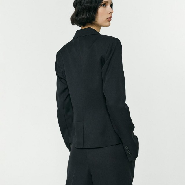 ACCESS / SIMPLE BLAZER / BLACK / 1097-395