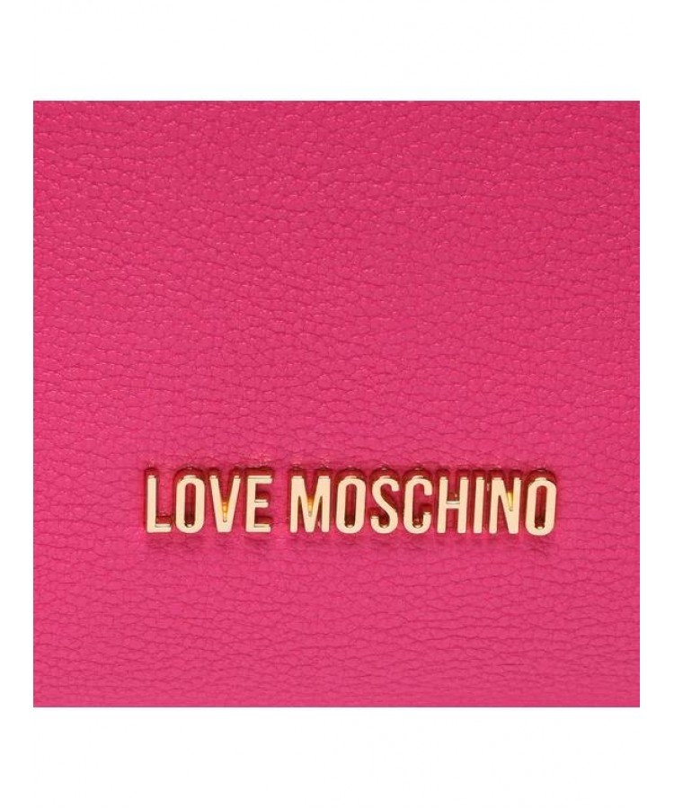 LOVE MOSCHINO/ Backpack με διακοσμητικές αφαιρούμενες αλυσίδες Ροζ/ JC4293PP0GKT0604