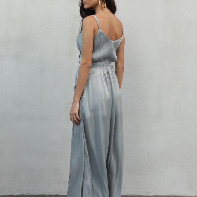 NEMA / PERLA DRESS / SILVER-GREY / 7N450