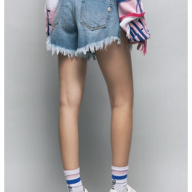 GAELLE / SHORTS / DENIM / GBDP17140